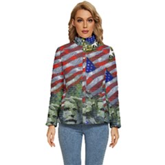 Usa United States Of America Images Independence Day Women s Puffer Bubble Jacket Coat by Ket1n9