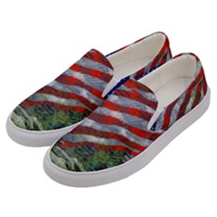 Usa United States Of America Images Independence Day Men s Canvas Slip Ons by Ket1n9