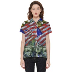 Usa United States Of America Images Independence Day Short Sleeve Pocket Shirt by Ket1n9