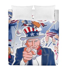 Independence Day United States Of America Duvet Cover Double Side (full/ Double Size) by Ket1n9