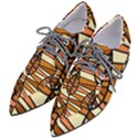 Autumn Leaf Mosaic Seamless Pointed Oxford Shoes View2