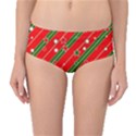 Christmas-paper-star-texture     - Mid-Waist Bikini Bottoms View1