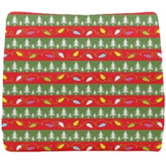 Christmas-papers-red-and-green Seat Cushion by Bedest