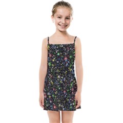 Universe Star Planet Galaxy Kids  Summer Sun Dress by Ravend