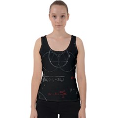 Math Board Circuit Circuits Computer Shield Tech Technology Velvet Tank Top by Loisa77