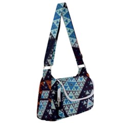 Fractal Triangle Geometric Abstract Pattern Multipack Bag by Cemarart