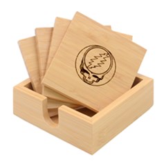 Grateful Dead Artsy Bamboo Coaster Set by Bedest