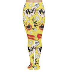 Cartoon Comics Pattern Tights by Loisa77