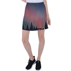 Aurora Borealis Alaska Sky Tennis Skirt