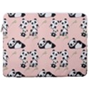 Cute Panda Animal Pattern 17  Vertical Laptop Sleeve Case With Pocket View1