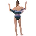 Wind Giants At Twilight Drape Piece Swimsuit View2