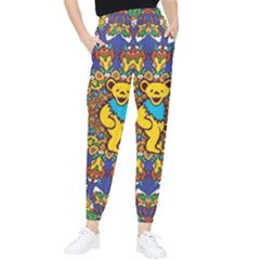 Dead Dancing Bears Grateful Dead Pattern Women s Tapered Pants by Grandong