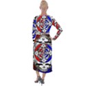 The Grateful Dead Velvet Maxi Wrap Dress View2