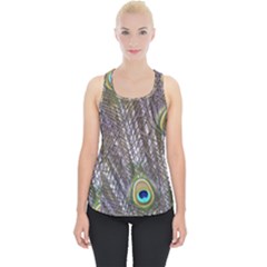 Peacock Bird Feathers Plumage Peacock Piece Up Tank Top by Perong