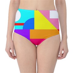 Pattern Design Decoration Classic High-waist Bikini Bottoms by Perong