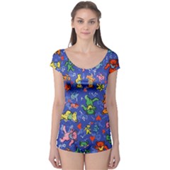 Grateful Dead Bears Boyleg Leotard  by Perong