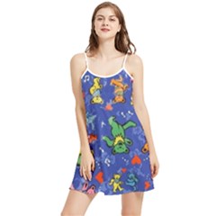 Grateful Dead Bears Summer Frill Dress by Perong