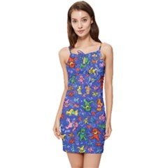 Grateful Dead Bears Summer Tie Front Dress by Perong