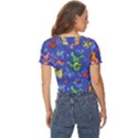 Grateful Dead Bears Twist Front Crop Top View4