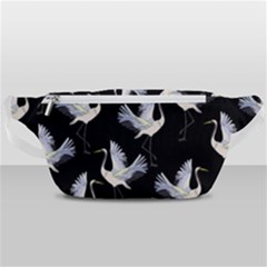 Crane Pattern Waist Bag  by Bedest