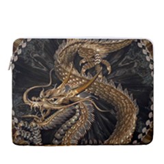 Fantasy Dragon Pentagram 15  Vertical Laptop Sleeve Case With Pocket by Maspions