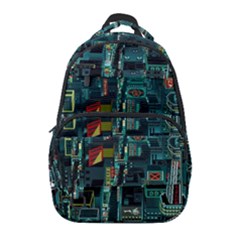 Art Cityscape Japanese Carry-on Travel Backpack by Perong