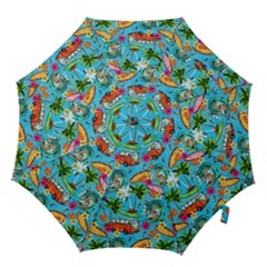 Summer Pattern Seamless Hook Handle Umbrellas (small) by Perong