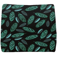 Leaves Pattern Abstract Blade Seat Cushion by Salmanaz77