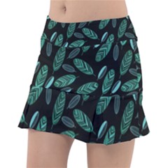 Leaves Pattern Abstract Blade Classic Tennis Skirt by Salmanaz77