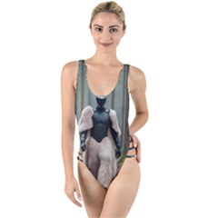 Digital Rebel (11) High Leg Strappy Swimsuit by 1xmerch