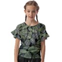 Leaves Foliage Botany Plant Kids  Cut Out Flutter Sleeves View1