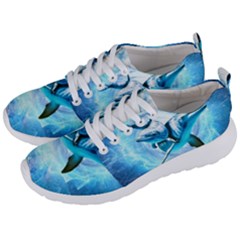 Dolphin Blue Sea Fantasy Men s Lightweight Sports Shoes by Maspions