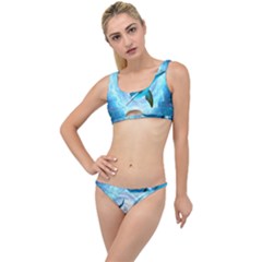 Dolphin Blue Sea Fantasy The Little Details Bikini Set by Maspions