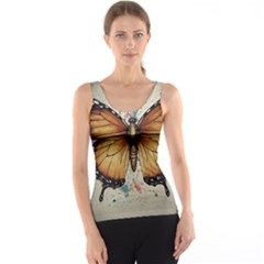 Butterflies Of Motivation Women s Basic Tank Top by customfabrics