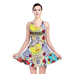 Supersonic Ladybug Angel Power Reversible Skater Dress by chellerayartisans