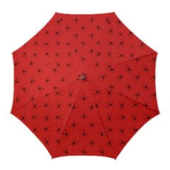 Spiders Pattern Seamless Arachnids Golf Umbrellas by Maspions