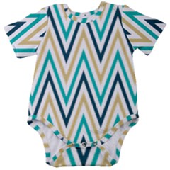 Zigzag01 Baby Short Sleeve Bodysuit by XEENIQUE