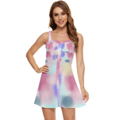 Pastel Ballons, Ballons, Ruffle Edge Bra Cup Chiffon Mini Dress by kyorashop23
