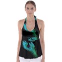 Shree Krishna, Feather, Lord, Rainbows Tie Back Tankini Top View1