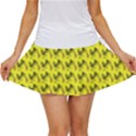 Fern Pattern 2 Yellow Women s Skort View1