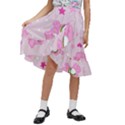 Cheer Bear Pink, Care, Care Bears, Cartoon Kids  Ruffle Flared Wrap Midi Skirt View1