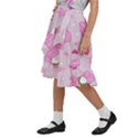 Cheer Bear Pink, Care, Care Bears, Cartoon Kids  Ruffle Flared Wrap Midi Skirt View2