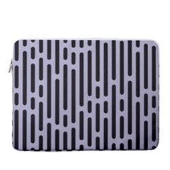 Texture, Stripes, Pattern 15  Vertical Laptop Sleeve Case With Pocket by kyorashop23