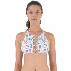 Pattern Seamless Texture Sewing Perfectly Cut Out Bikini Top by Salmanaz77