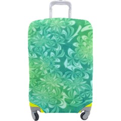 Retro Flower Pattern Design Batik Luggage Cover (large) by Posterlux