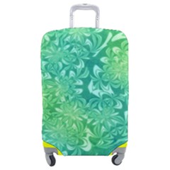 Retro Flower Pattern Design Batik Luggage Cover (medium) by Posterlux