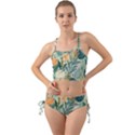 Leaves Pattern Flora Nature Mini Tank Bikini Set View1