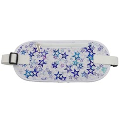 Christmas Stars Background Rounded Waist Pouch by Posterlux