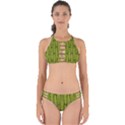 Fern Texture Nature Leaves Perfectly Cut Out Bikini Set View1