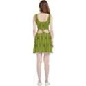 Fern Texture Nature Leaves Velour Cutout Dress View2